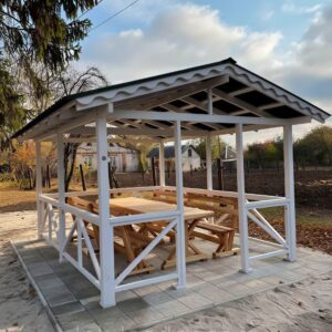 Дерев'яна альтанка 4 на 3 м